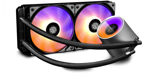 Deepcool Castle 240 mm RGB AIO CPU Water Cooler